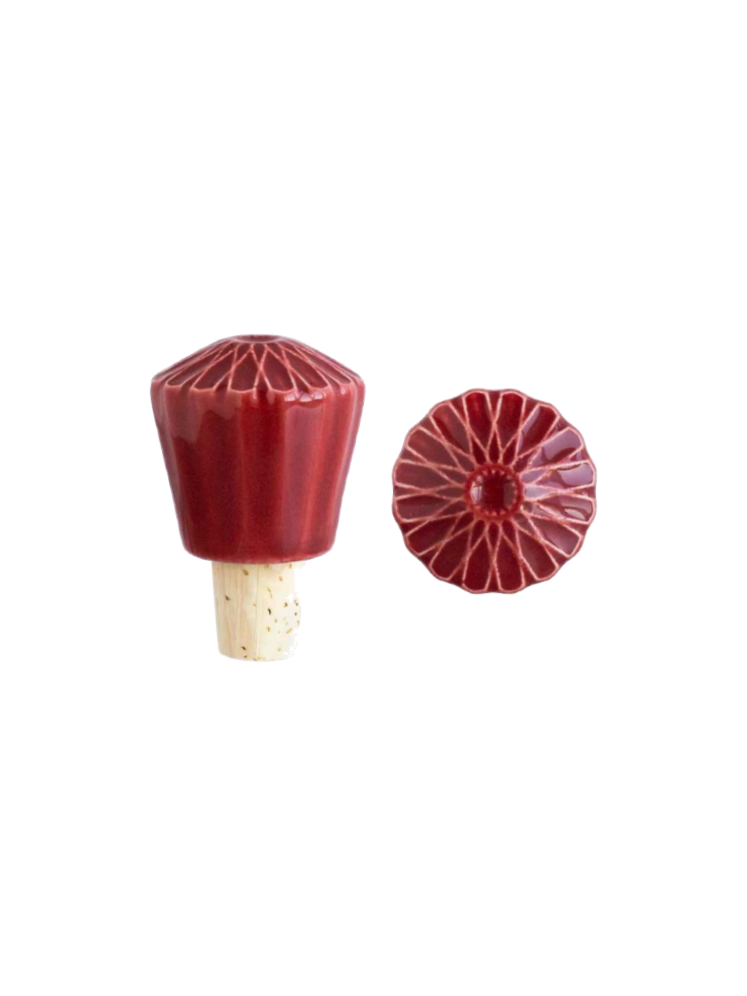 Bottle Stopper — Alicatos, Burgundy