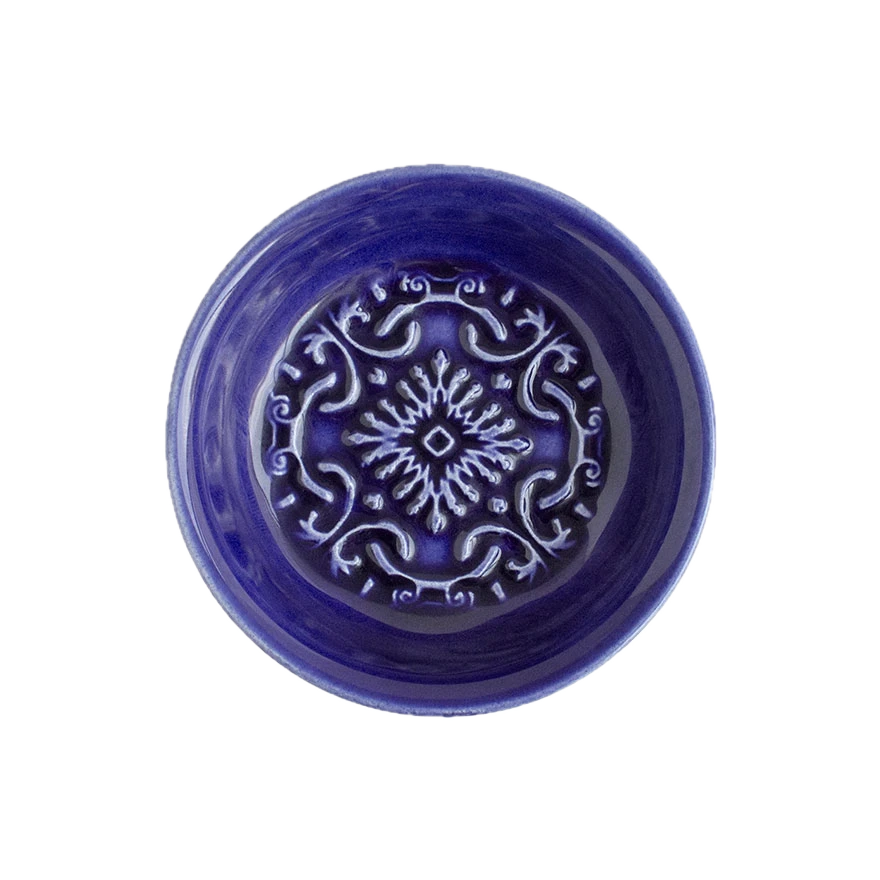 Olive Oil Dish — Alicatos, Indigo Blue