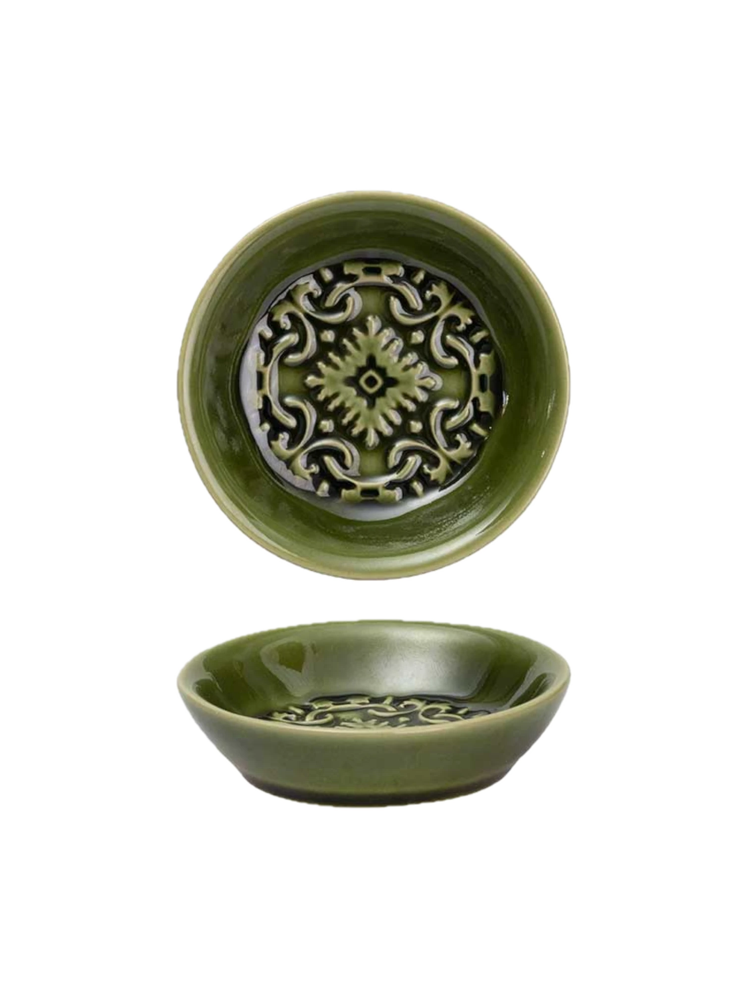 Olive Oil Dish — Alicatos, Green