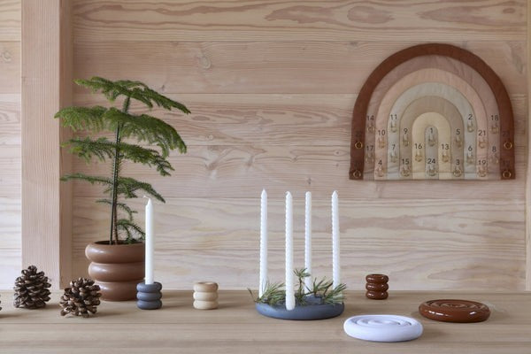 Savi Ceramic Candleholder - Low
