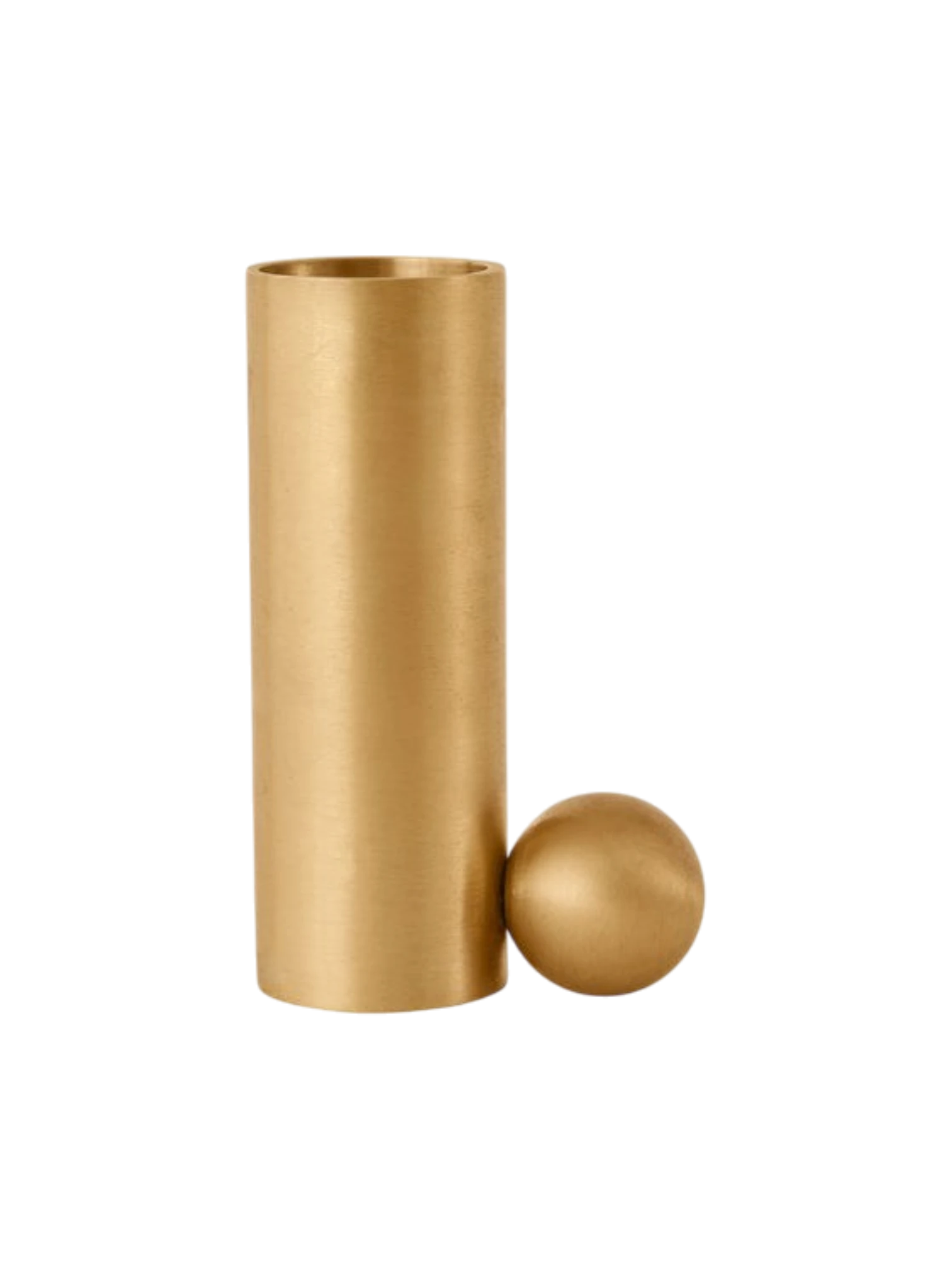 Palloa Solid Brass Candle Holder - High