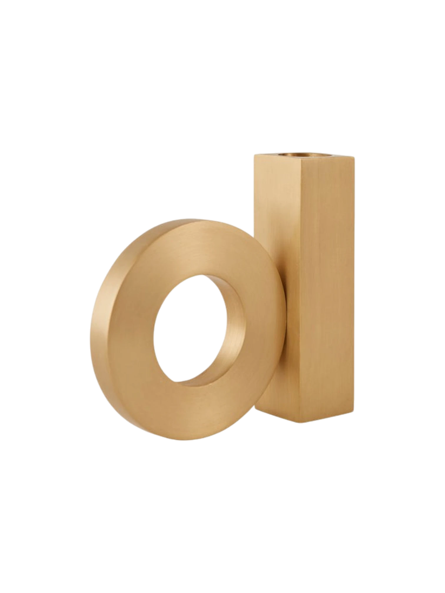 Baari Solid Brass Candleholder
