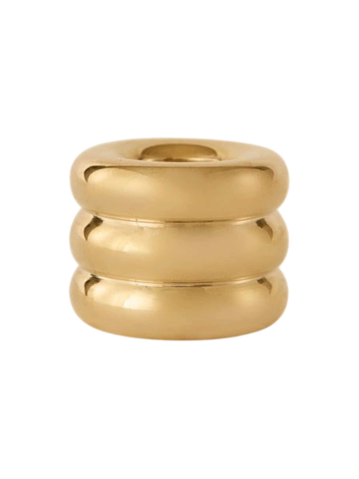 Savi Solid Brass Candleholder