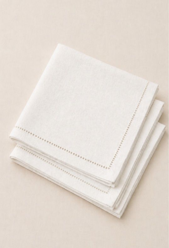 Napkin White set of 6 — Casa dos Linhos