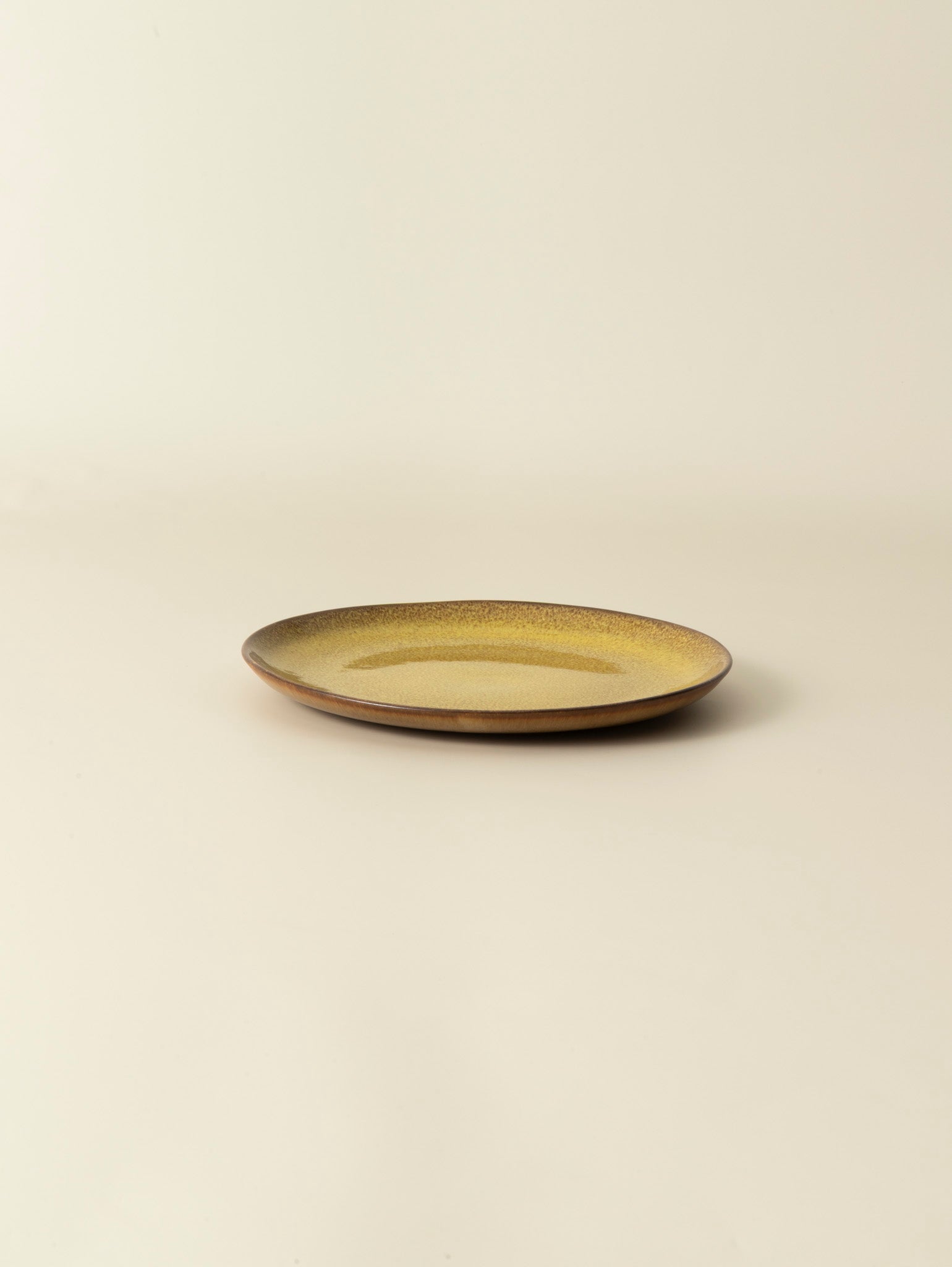 Set of 6 Side Plates — Flower Seeds Ochre
