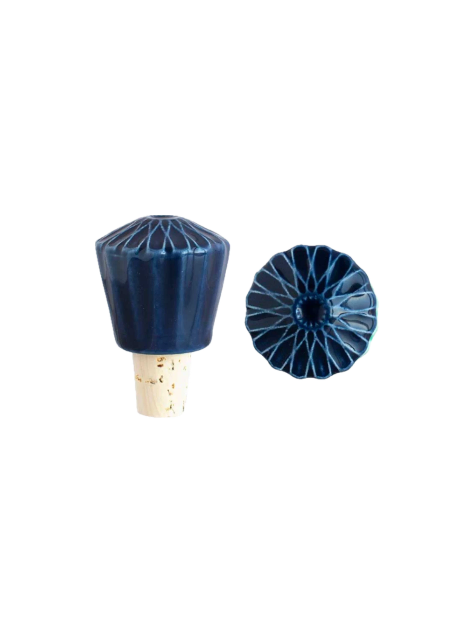 Bottle Stopper — Alicatos, Indigo Blue