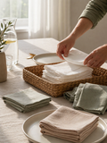 Napkin White set of 6 — Casa dos Linhos