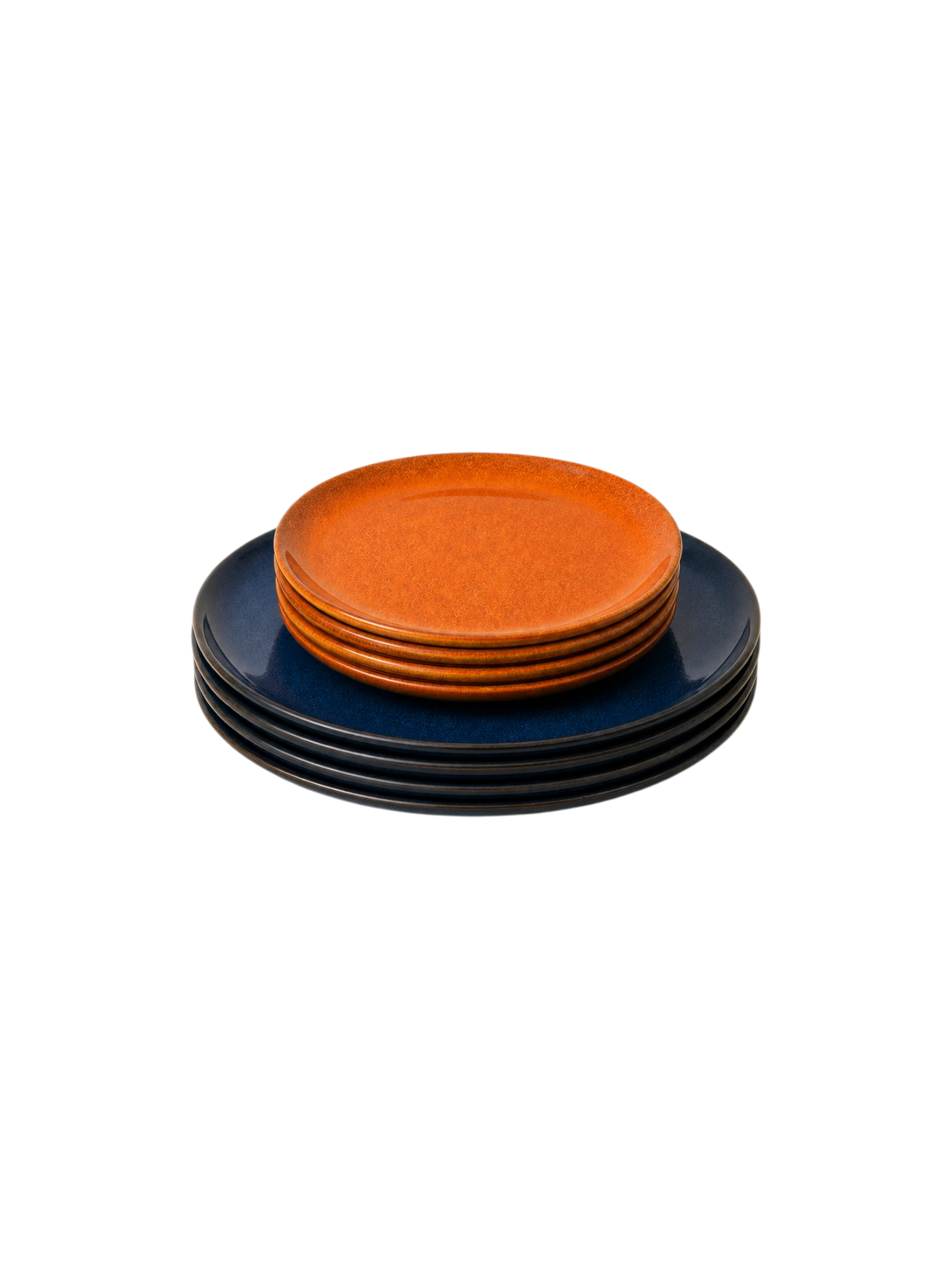 Set of 12 — Flower Seeds, Indigo & Burnt Orange