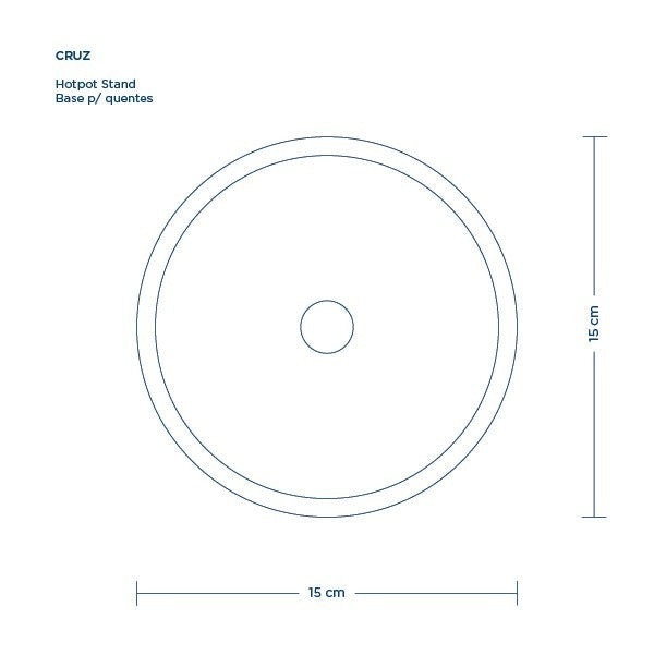 Trivet — Alicatos, Light blue